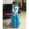 Traje azul del cumpleaños de los niños del vestido de la f